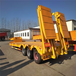 13米3桥低平板挂车标载吨位详解与合规运输指南