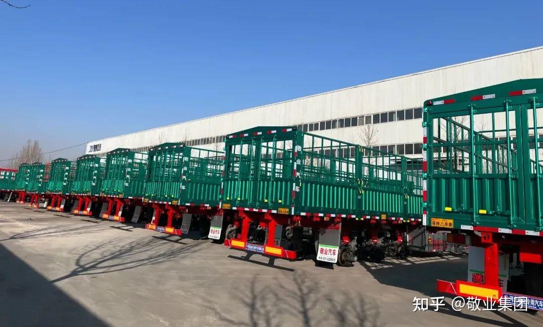 敬业专用汽车80台子母挂车分批交付营口鑫兴，助力物流高效运营